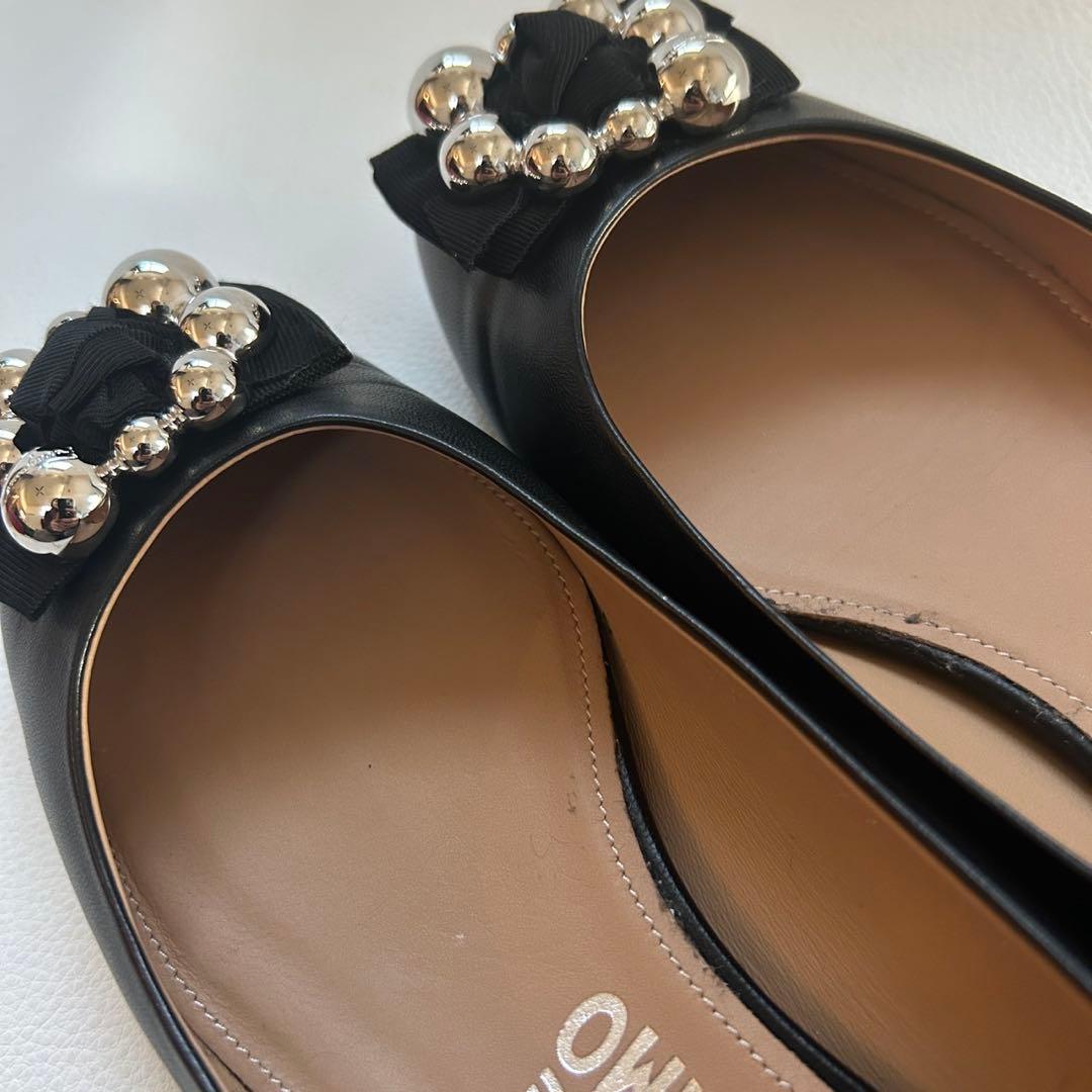 美品✨サルヴァトーレフェラガモ FLAIR フラットシューズ 黒 6 1/2