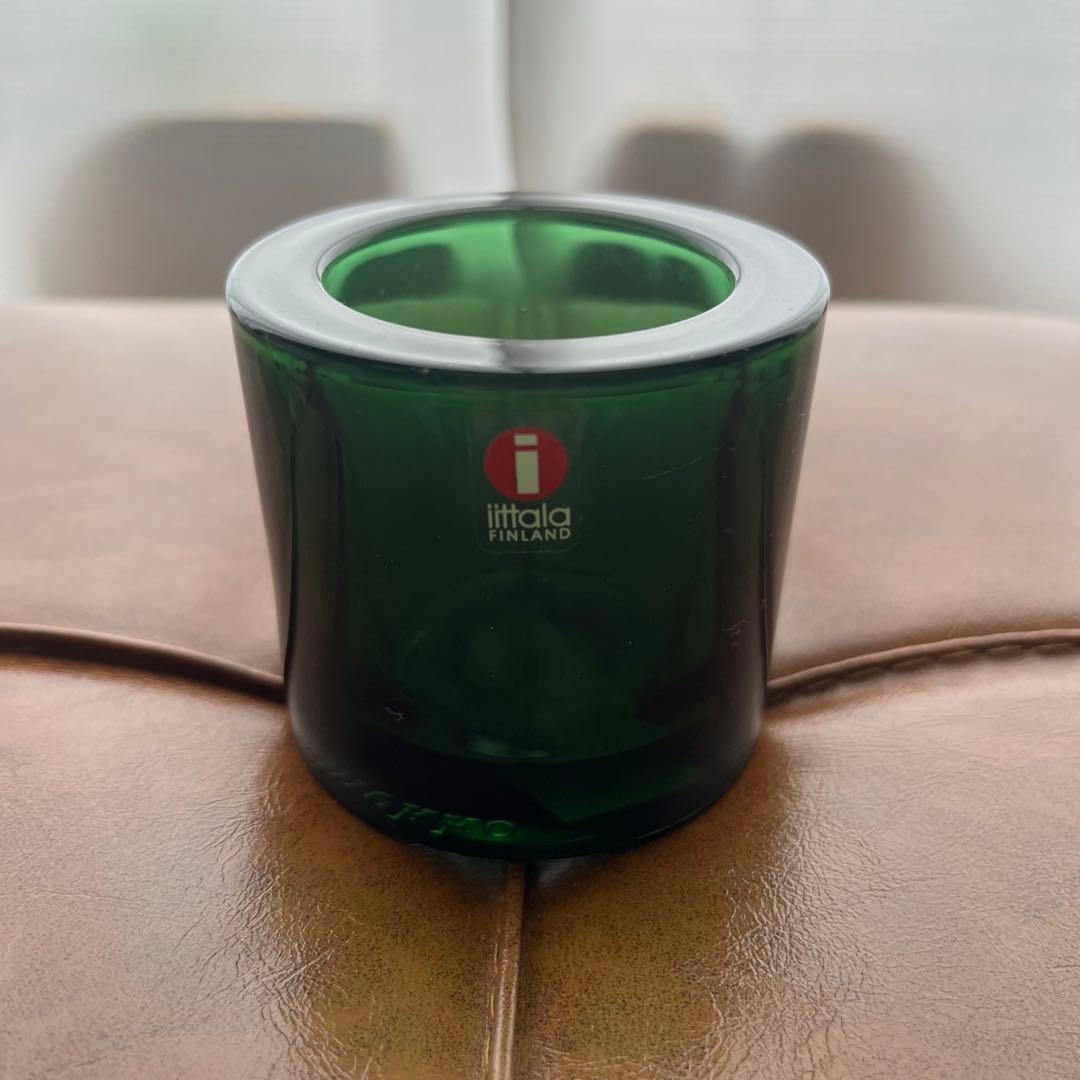 イッタラ　kivi キャンドルホルダー　クリスマスグリーン
