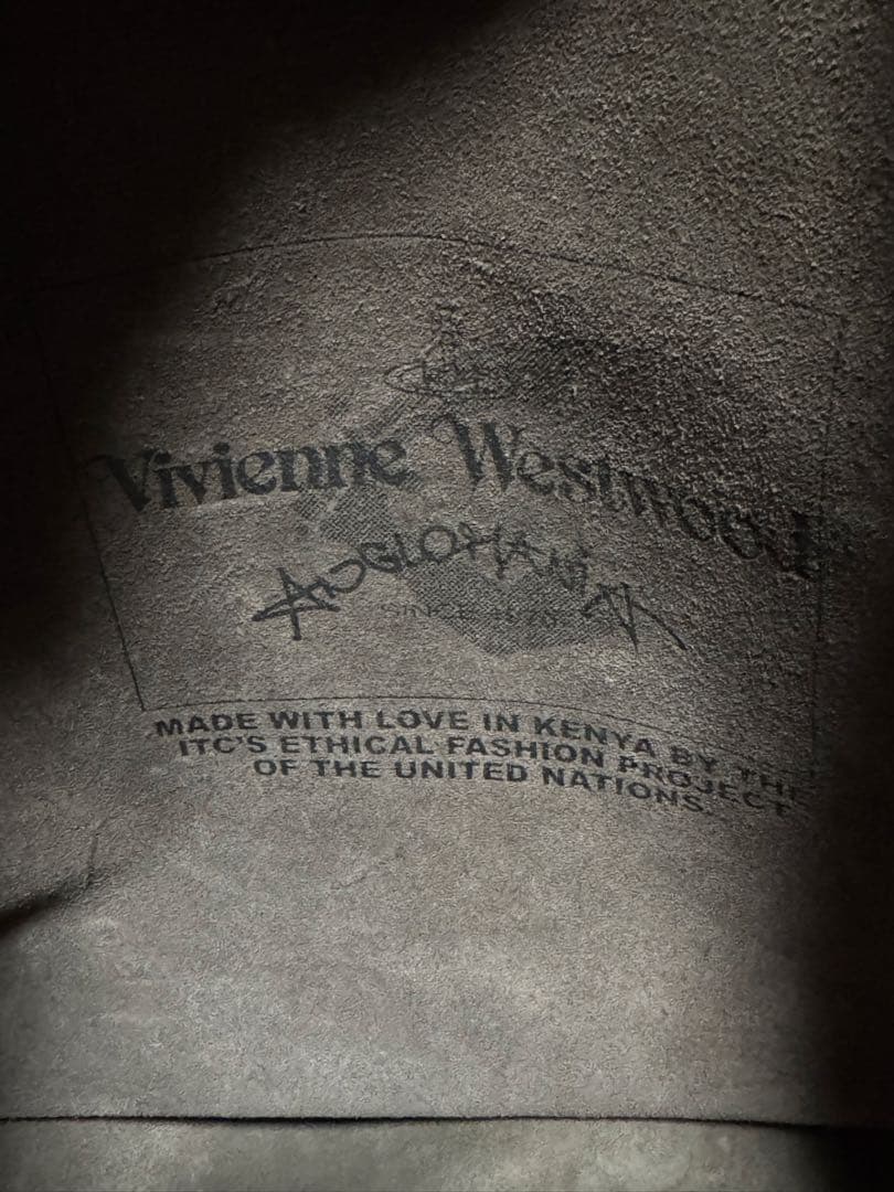 Vivienne Westwood ブラウンレザートートバッグ