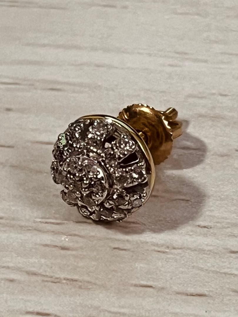 AVALANCHE 10K 天然ダイヤモンド 0.26ct ピアス