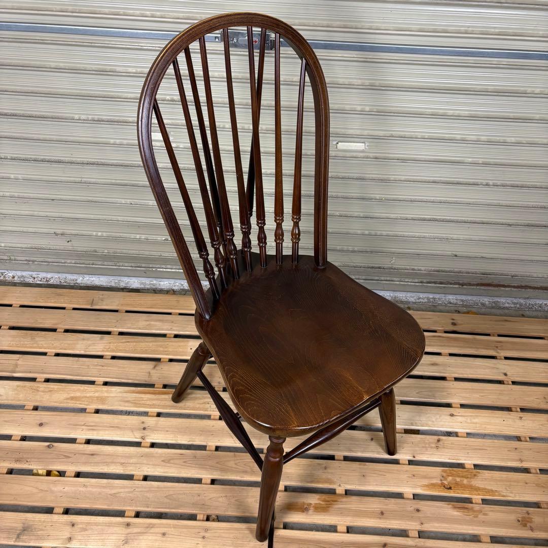 【送料込】秋田木工　ヴィンテージチェア　ダイニングチェア　椅子　アンティーク①