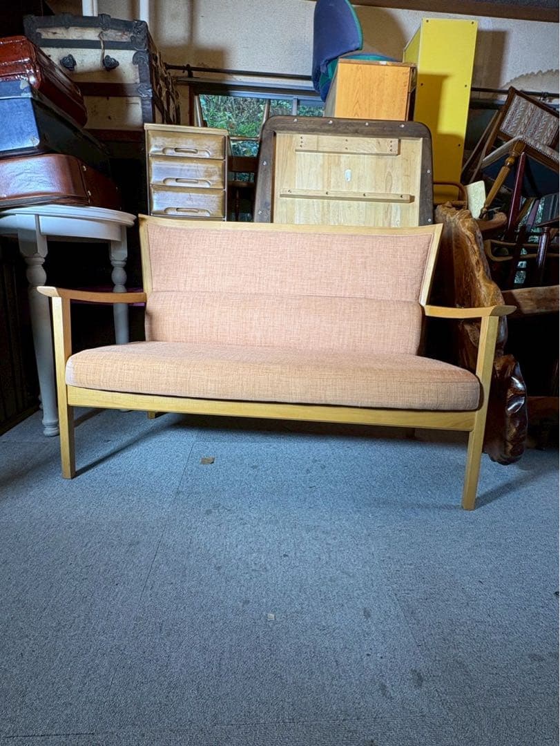 カンディハウス ラ・ヴィーL ラブソファー ミレニアムOR 旭川家具 北欧