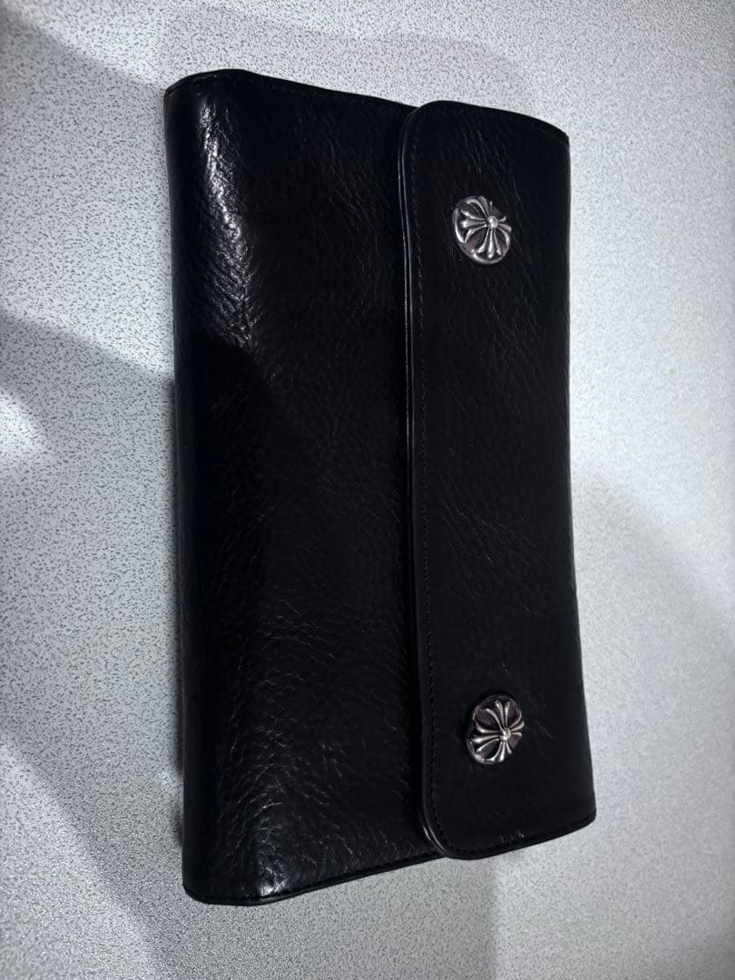 レザー製 黒 長財布 カードポケット8