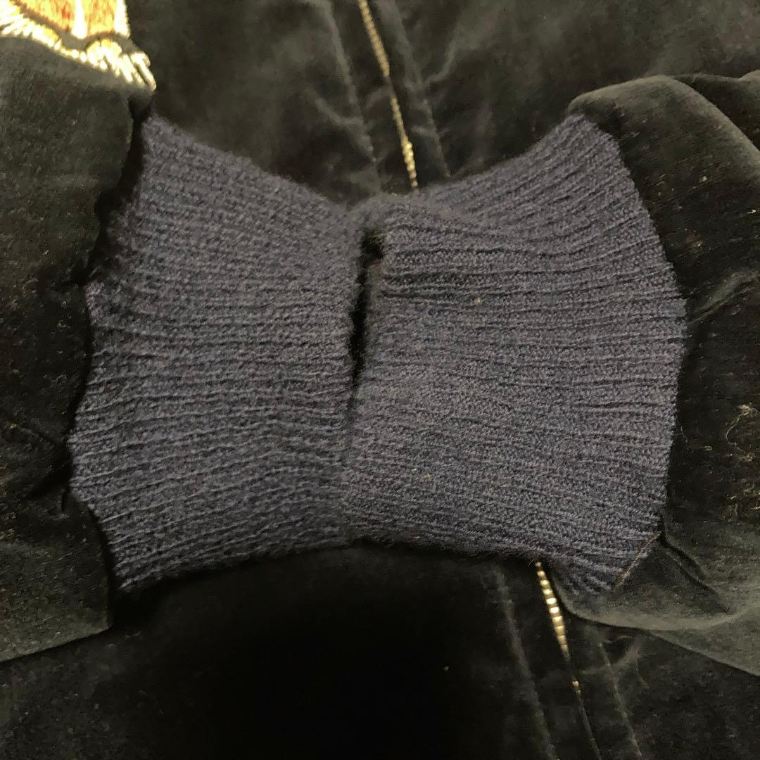 (極美品)テーラー東洋”硫黄島 星条旗 龍 虎” 別珍スカジャン 港商 日本製