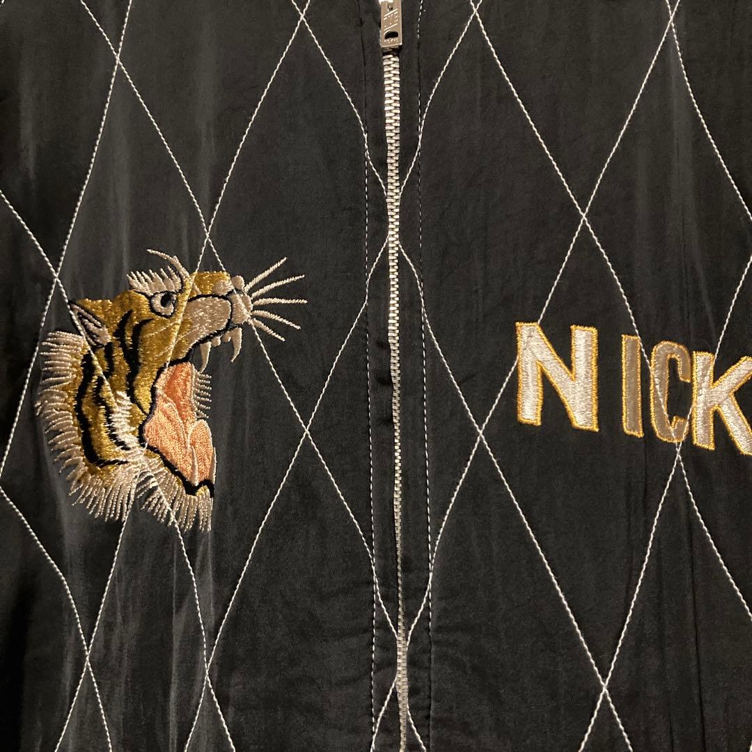 (極美品)テーラー東洋”硫黄島 星条旗 龍 虎” 別珍スカジャン 港商 日本製