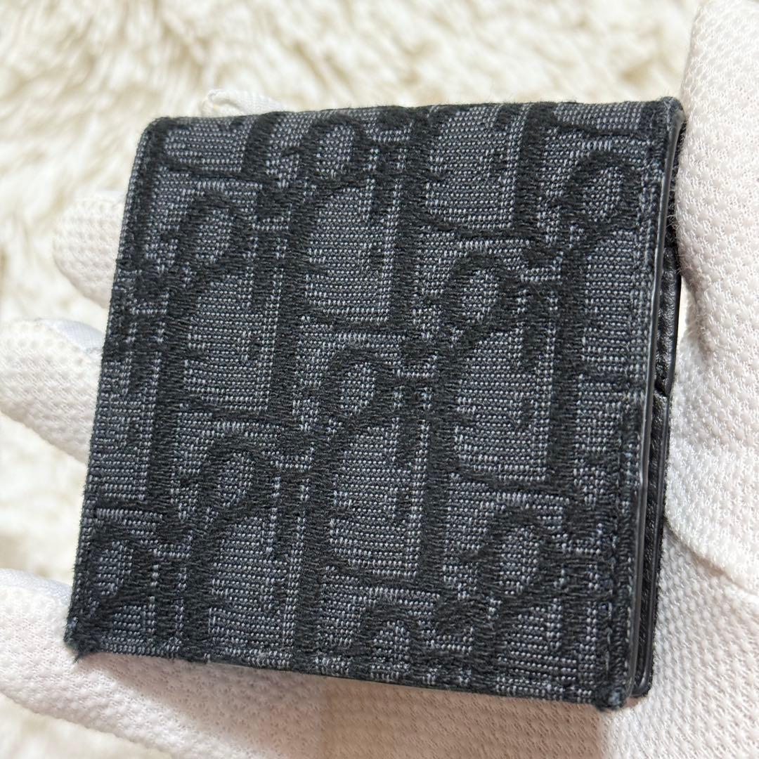 【美品】ディオール　ケース　オブリーク　ジャカード　メンズ