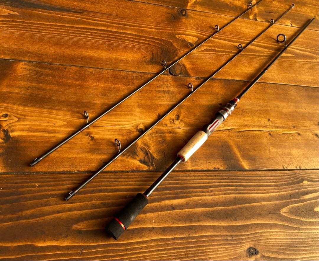 2ピーススピニングロッド 超軽量　カーボンロッド　バスロッド　バス釣り　2way