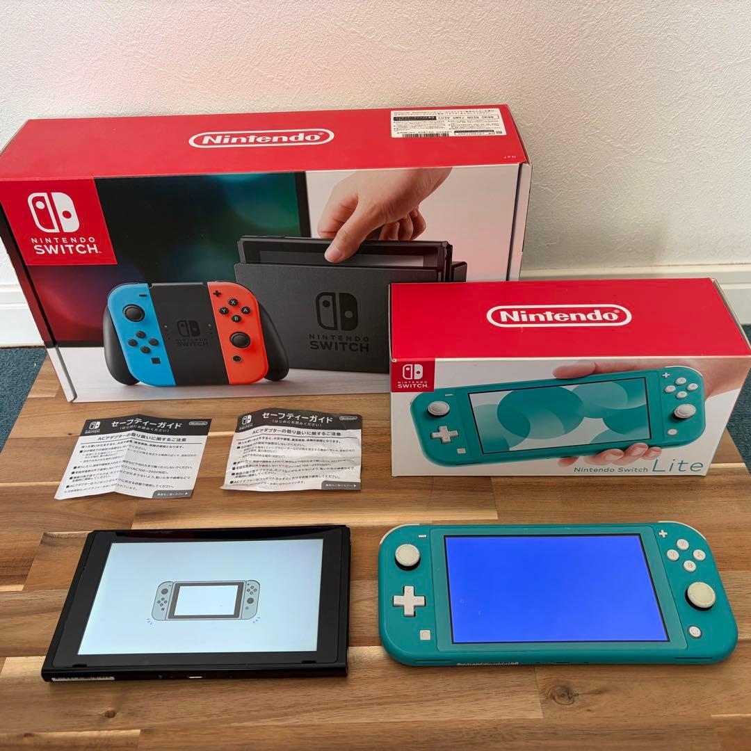 【ジャンク】Nintendo Switch &Switch Lite 2台セット