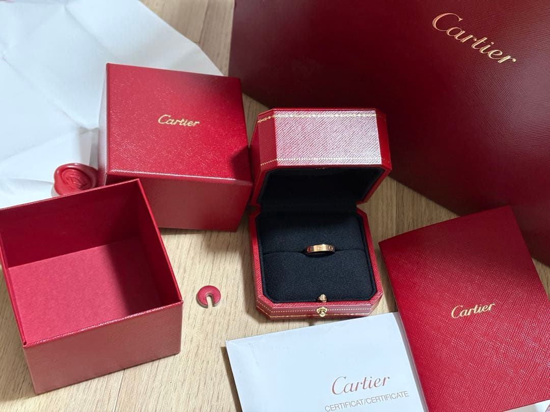 新品未使用カルティエラブリングピンクゴールドPG 地金