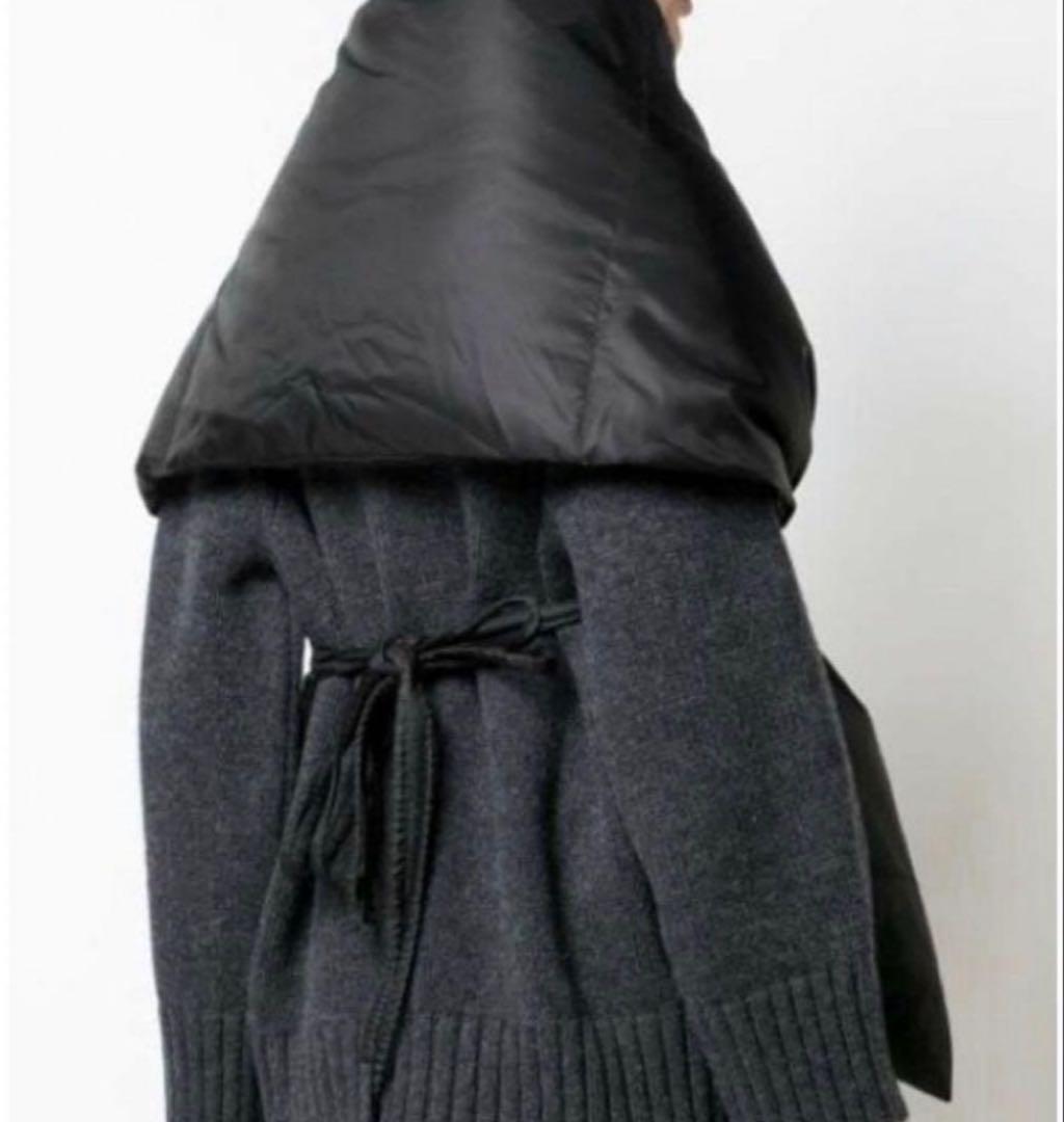 MM6 Maison Margiela ダウンマフラーポンチョ美品！マルジェラ