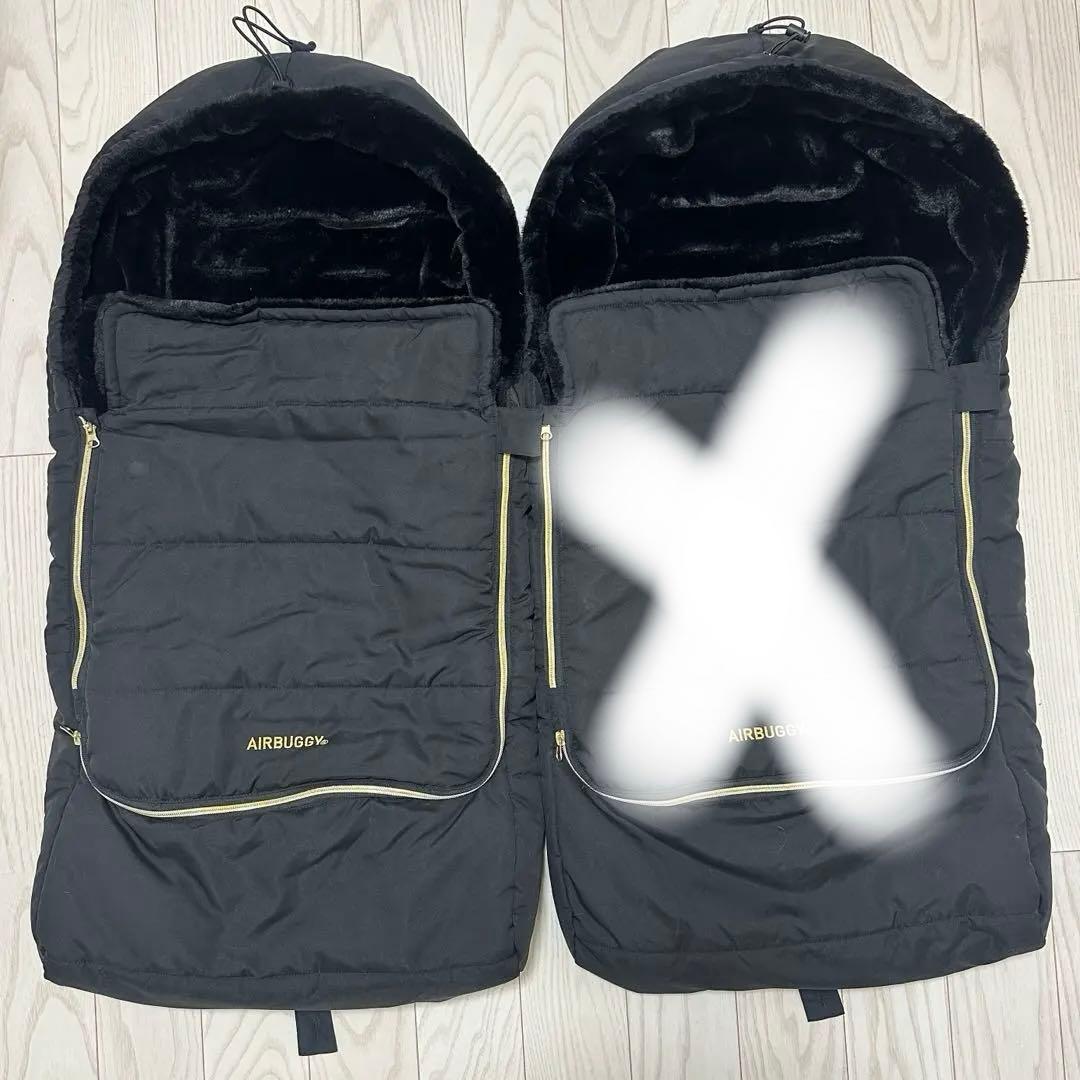 【Mer】エアバギー　フットマフ２つ　ハンドマフセット　トップライン