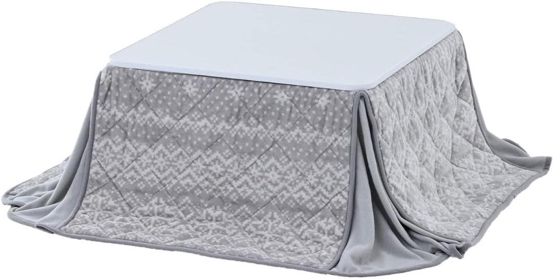 [山善] カジュアル こたつ テーブル 幅70×70cm 正方形 専用布団セット