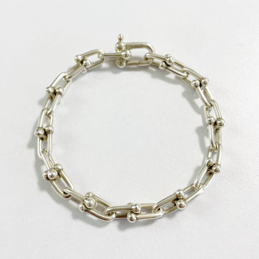 ティファニー TIFFANY ハードウェアスモールリンクブレスレット　シルバー