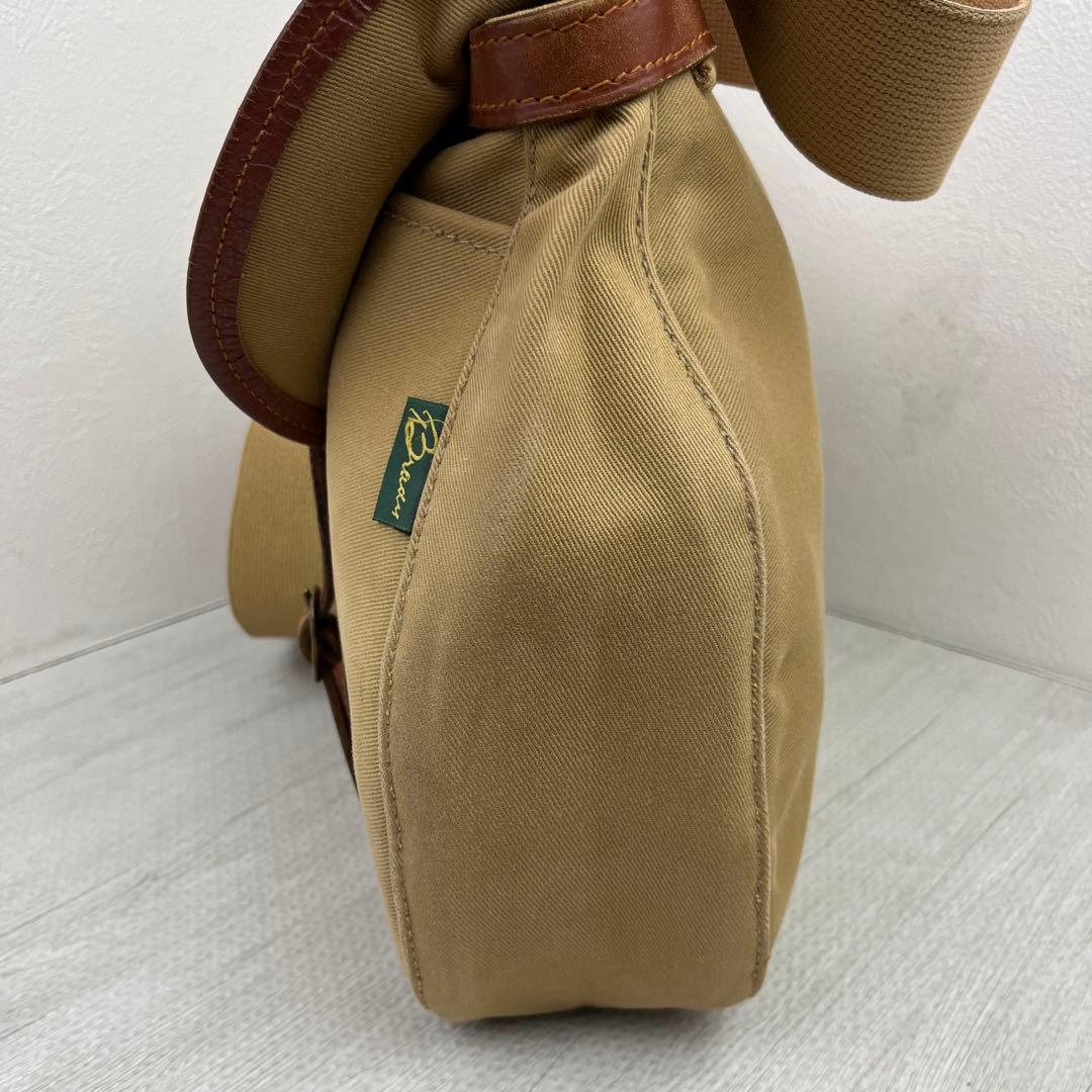 BRADY DART FISHING ショルダーバッグ キャメル キャンバス