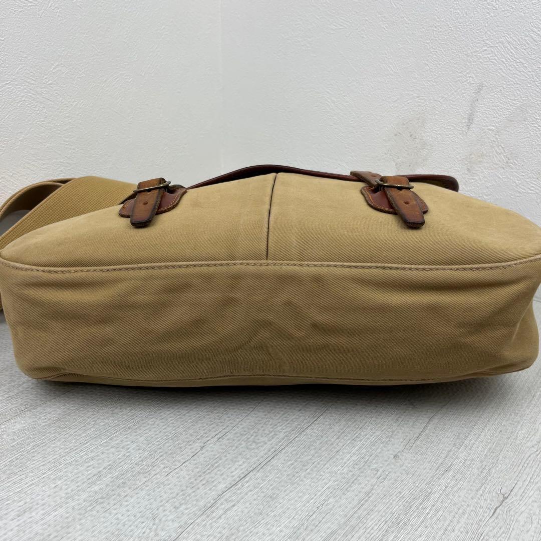 BRADY DART FISHING ショルダーバッグ キャメル キャンバス