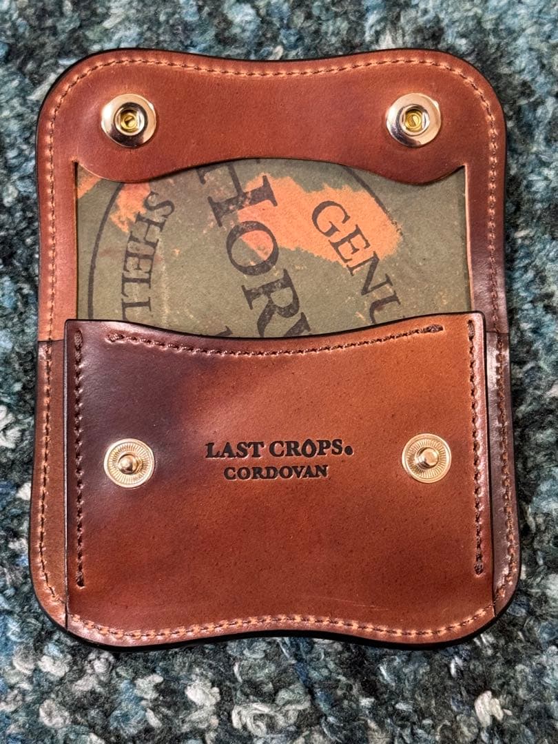 ラストクロップス　タング　シェルコードバン　マーブル　ホーウィンスタンプ　未使用