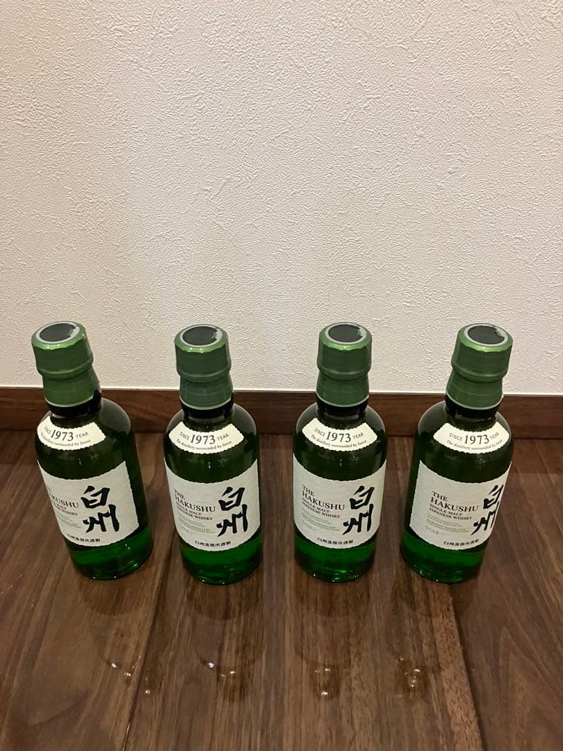 サントリー 白州 ミニボトル ウイスキー180ml ×4本セット