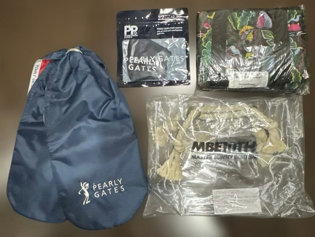 パーリーゲイツ　シューズケース　マスク　マスターバニーエディション　カートバッグ