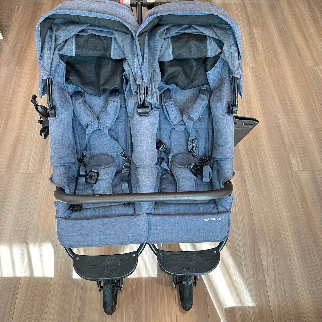 【値下げ中】Airbuggy ココダブル フロムバース アースブルー