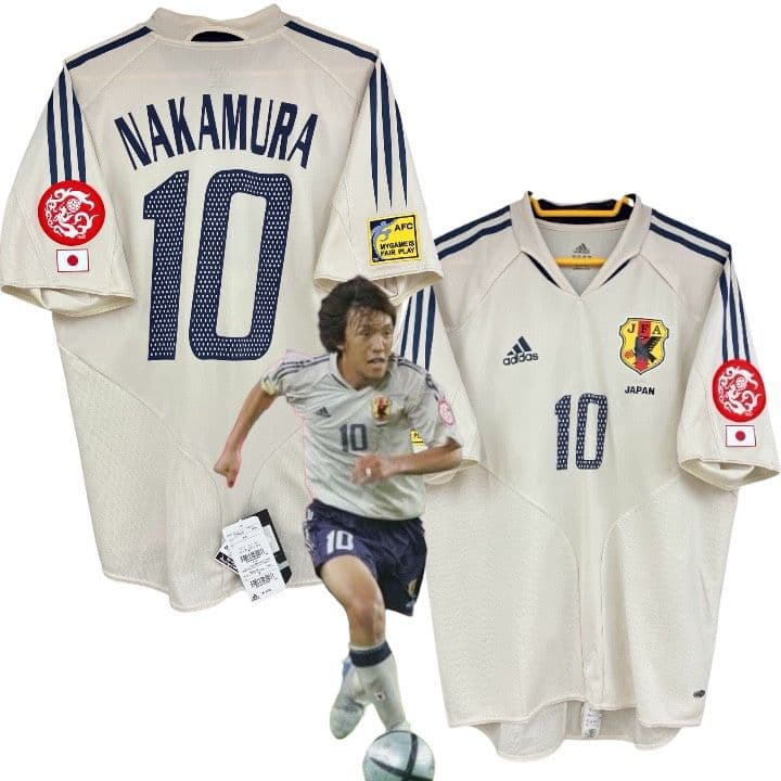 04-05 日本代表　中村俊輔　アディダスオフィシャル　アジア杯ユニフォーム