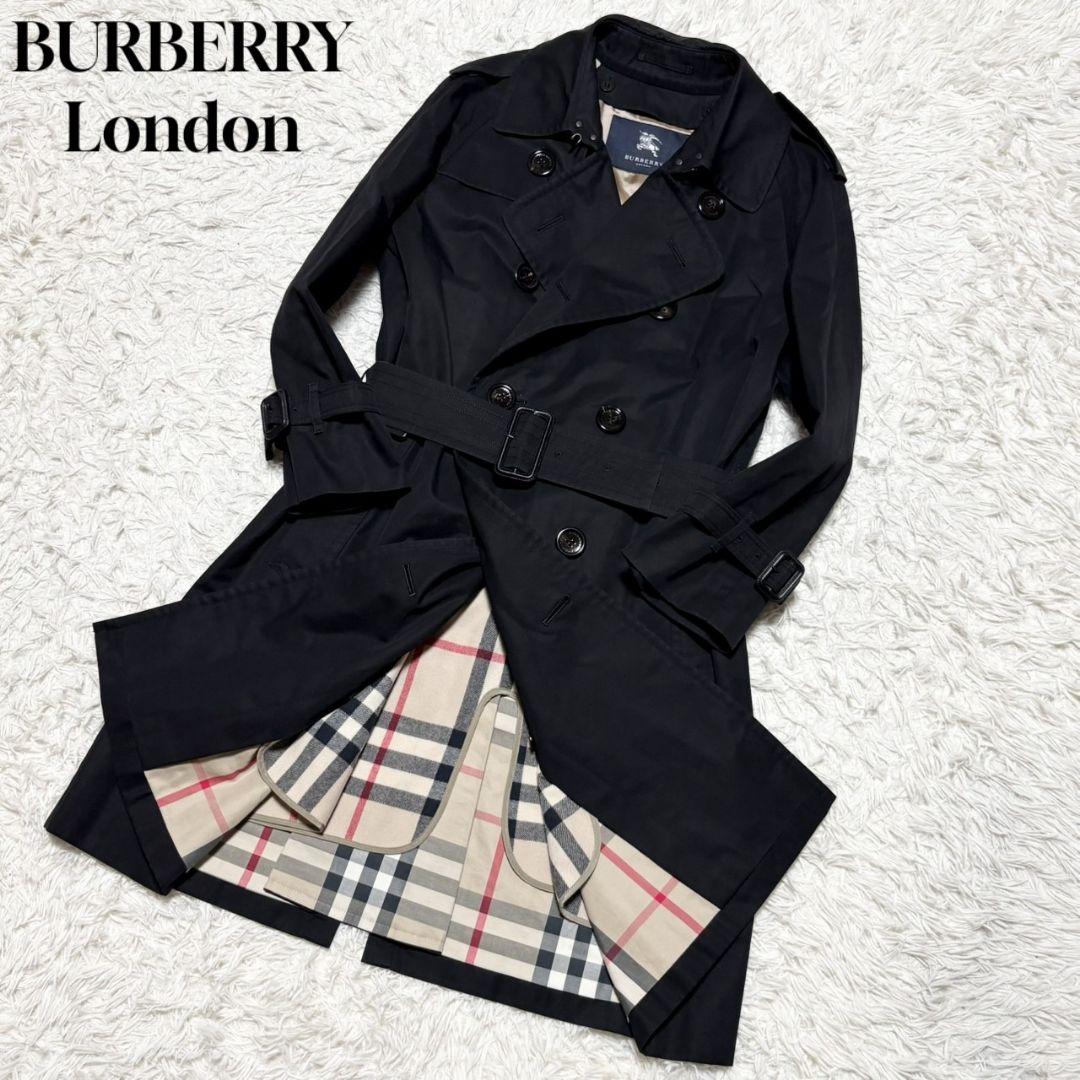 美品 バーバリーロンドン トレンチコート ライナー付き メガチェック