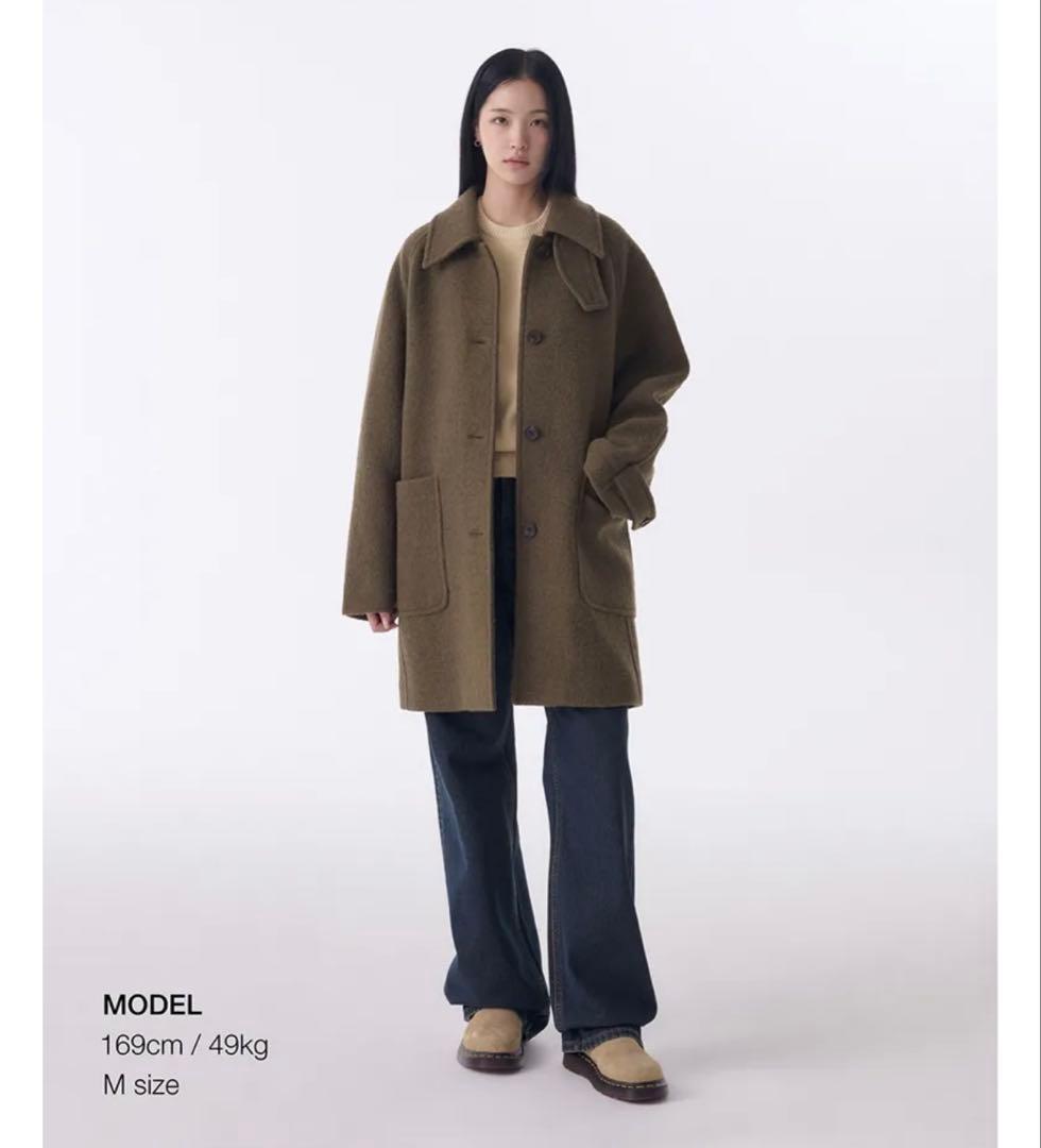 MUSINSA STANDARD WOMAN ハーフコート ブラウン S