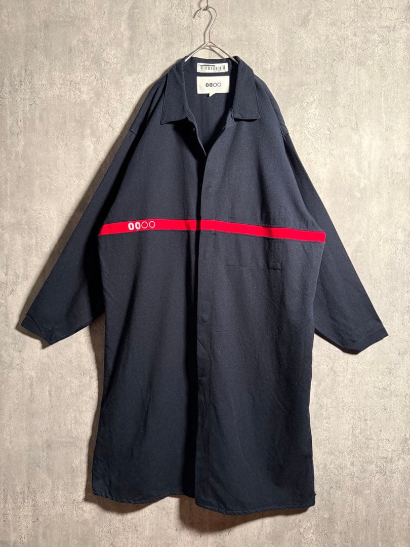 ⭐️希少⭐️00〇〇 ゼロゼロマルマル ショップコート XL相当 ネイビー 美品