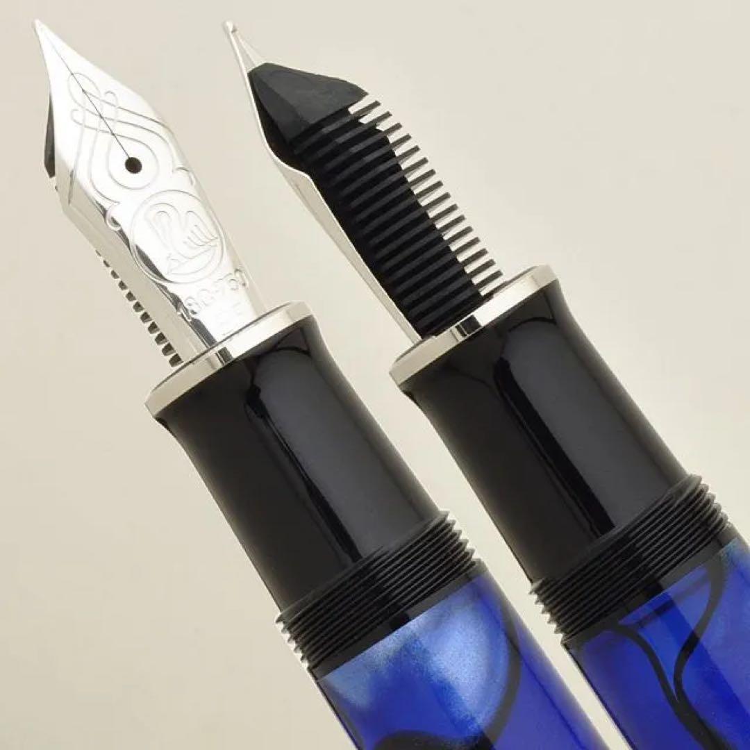 ペリカン スーベレーン M805 ブルーデューン　ニブEF　Pelikan