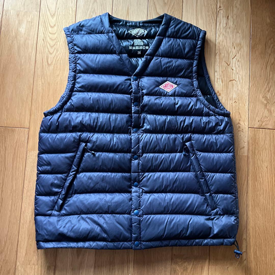 DANTON ダントン レディース Vネック インナーダウンベスト