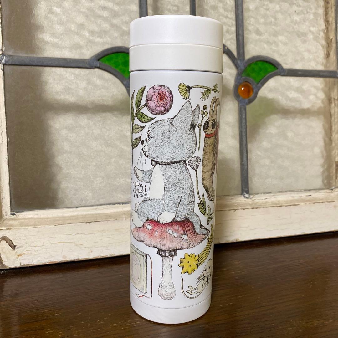 1回使用♦︎ ヒグチユウコ　サーモボトル　ニャンコ　水筒　タンブラー