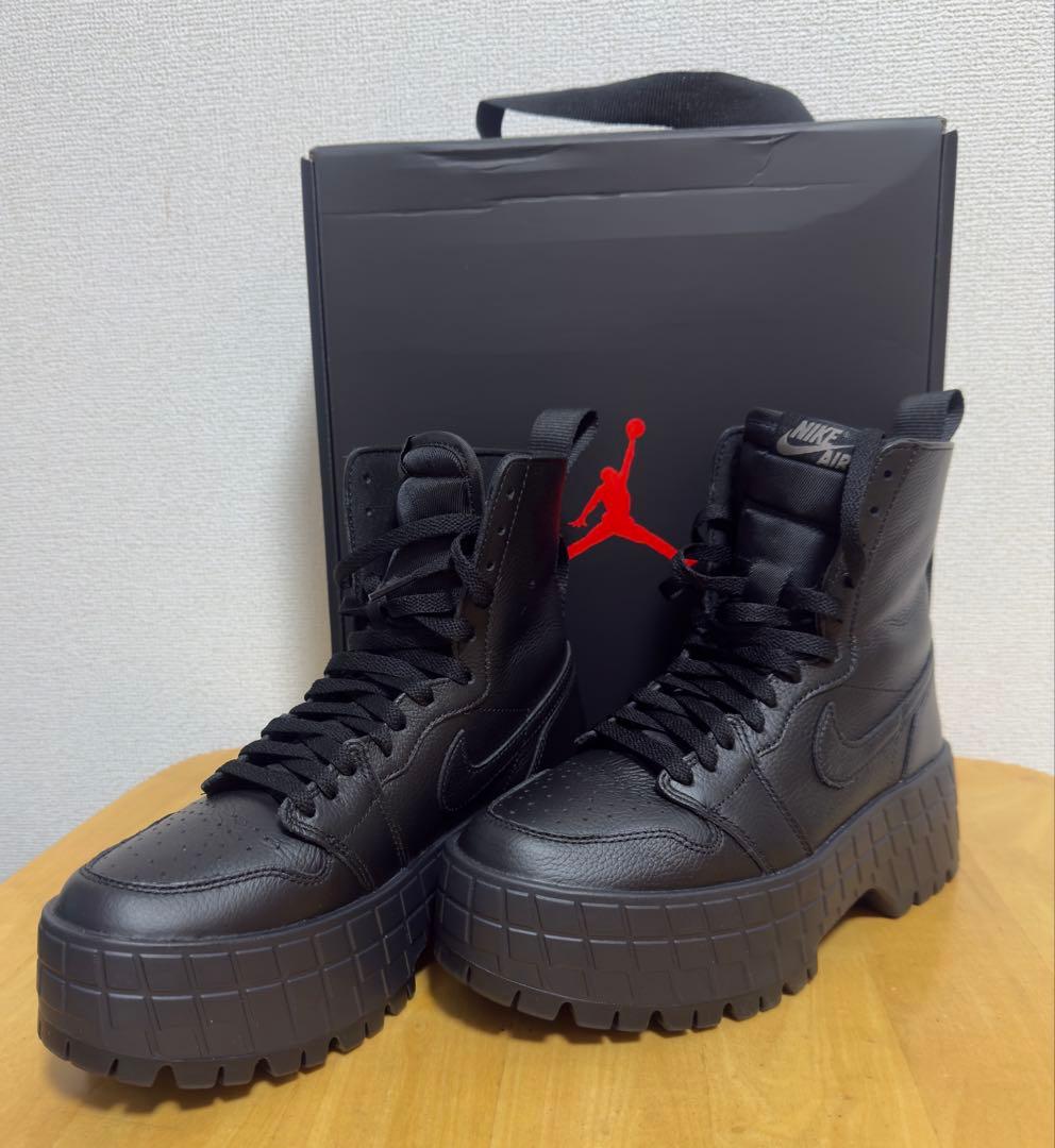 NIKE エアジョーダン1 ブルックリン ブラック 25cm
