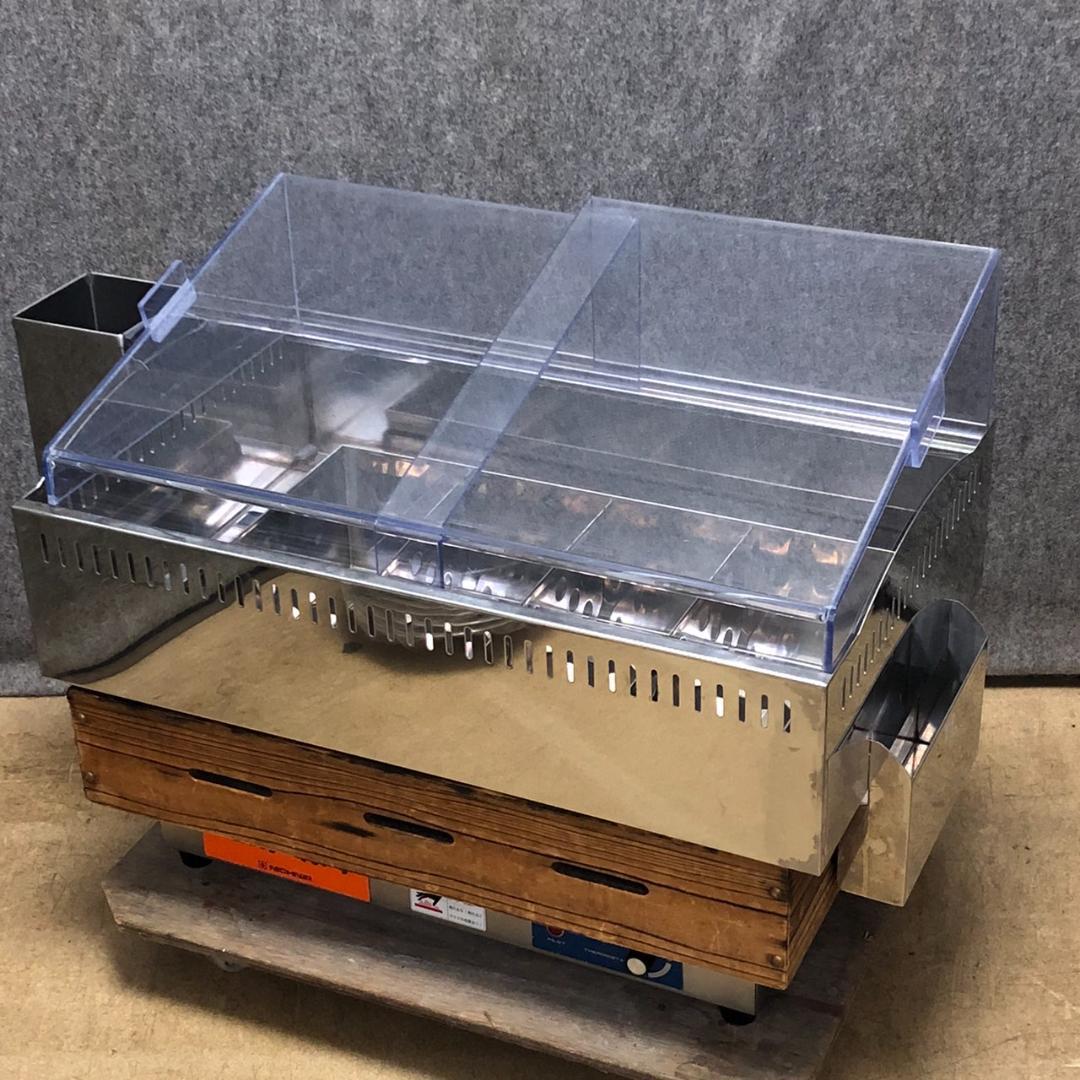 ニチワ　電気おでん鍋　EOK-8N　木枠、アクリル蓋付　８ツ切　14年製