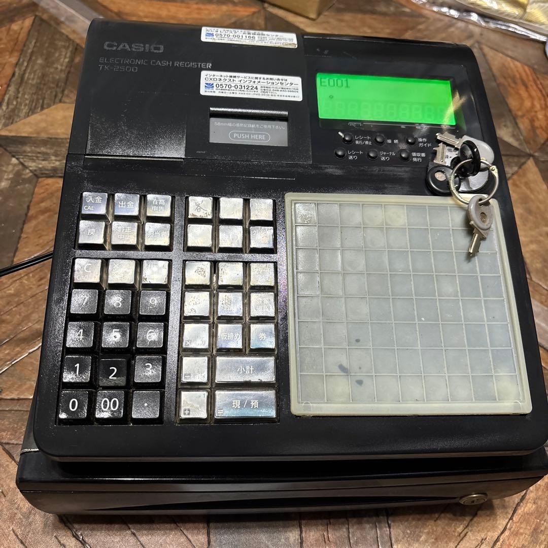 CASIO TK 2500 電子レジスター