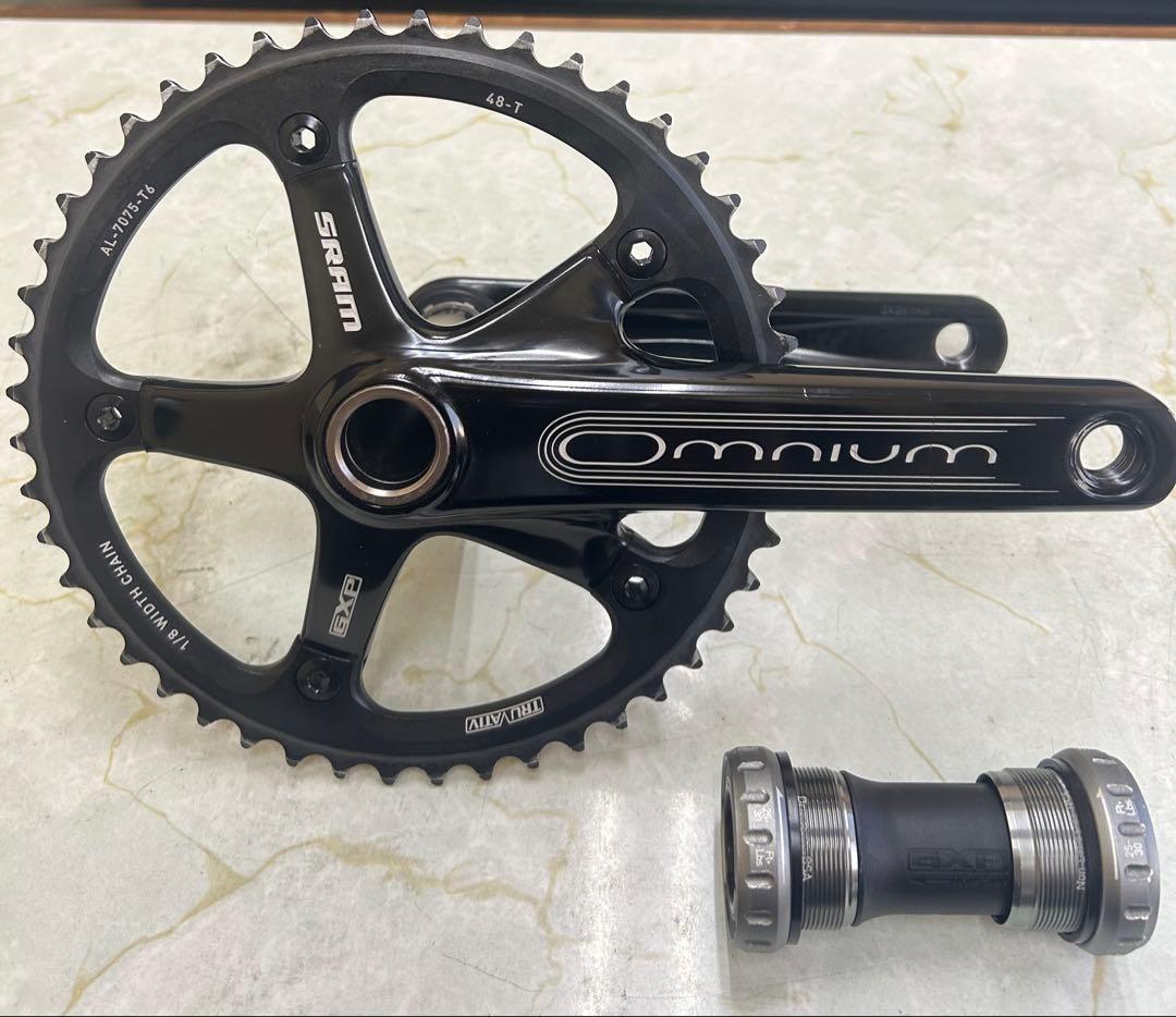 SRAM Omnium クランクセット 48T ボトムブラケット付