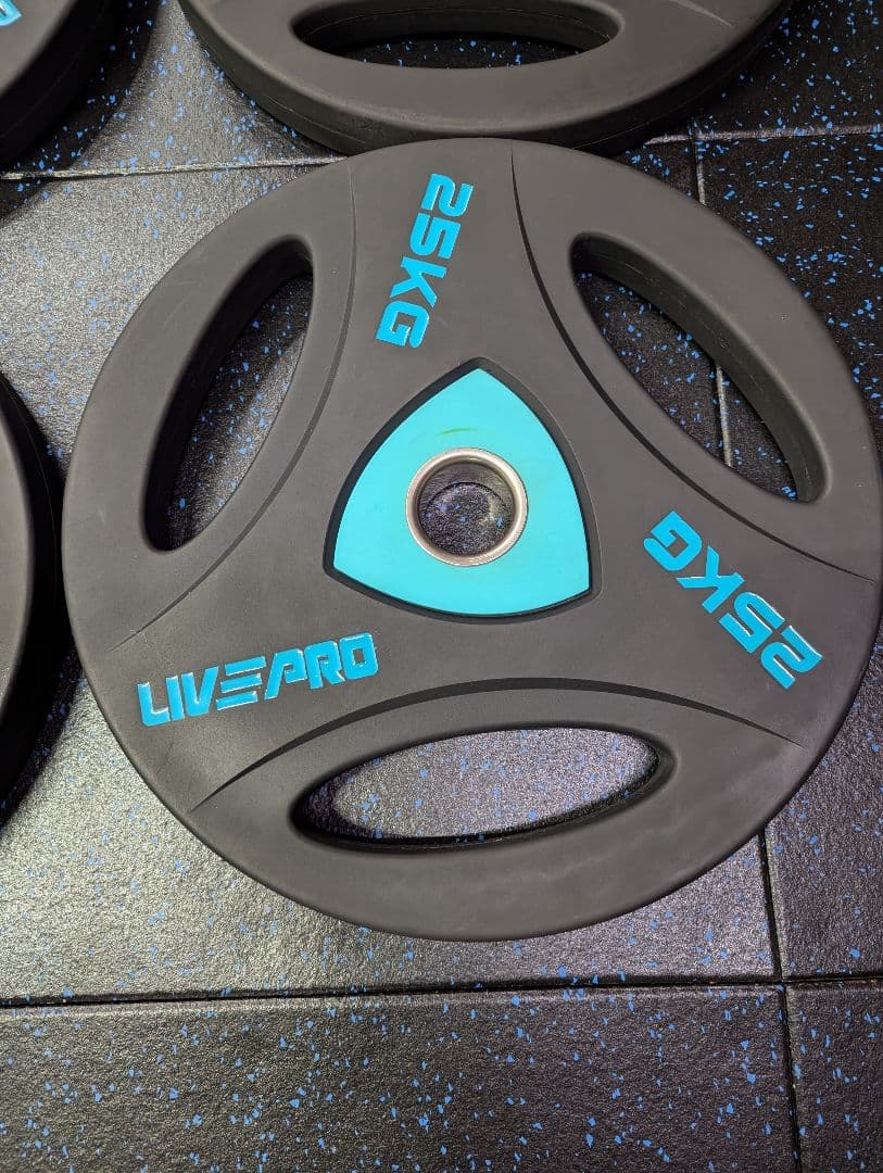 LIVE PRO　ウレタンオリンピックプレート　50mm　25kg　1枚　③