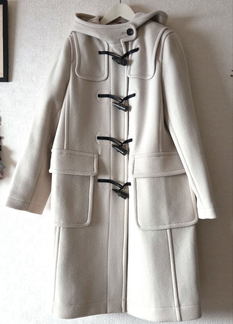 マッキントッシュフィロソフィ☆ライトグレージュ ダッフルコート 36 美品