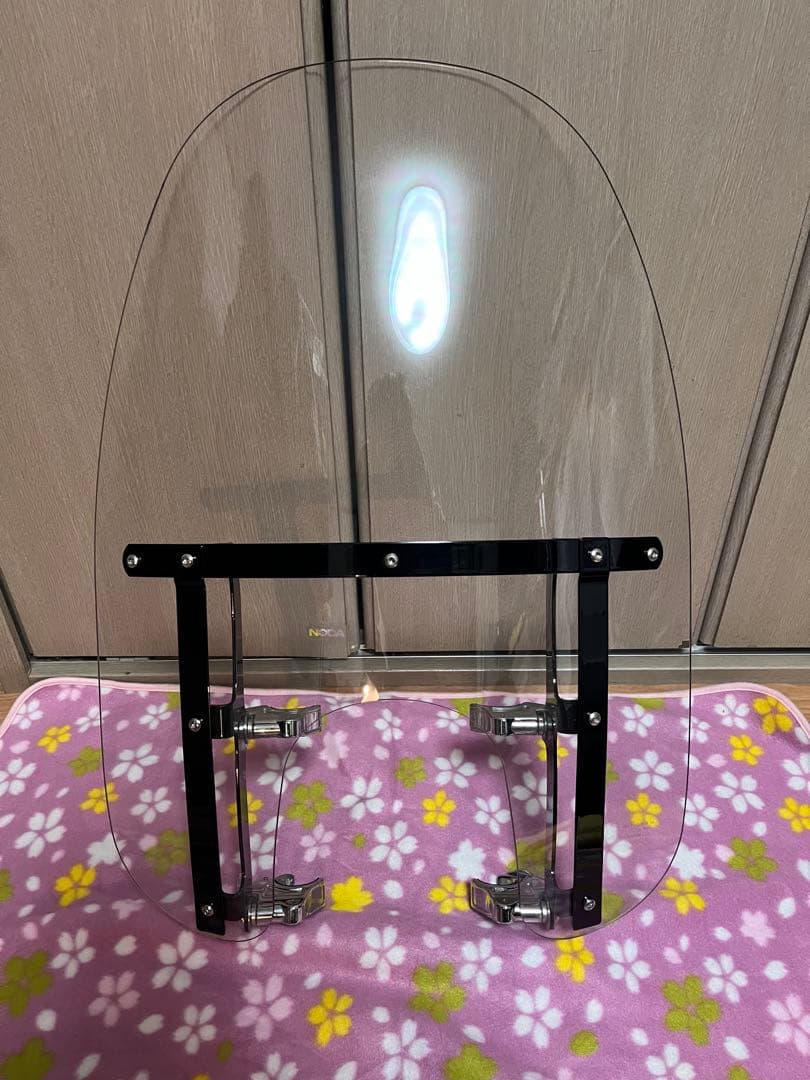 ハーレー クイックリリース コンパクトウインドシールド ブラック58706-09