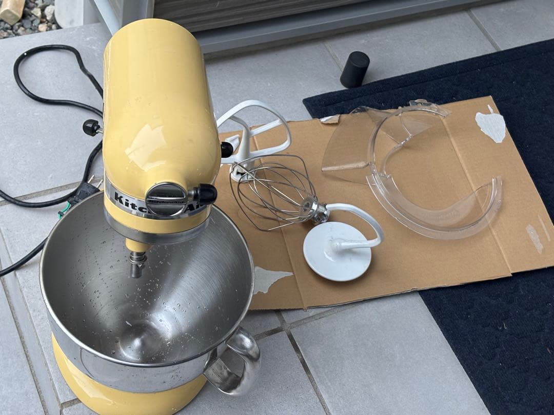 KitchenAidプロフェッショナルミキサー厨房KSM(150)MY 動作品