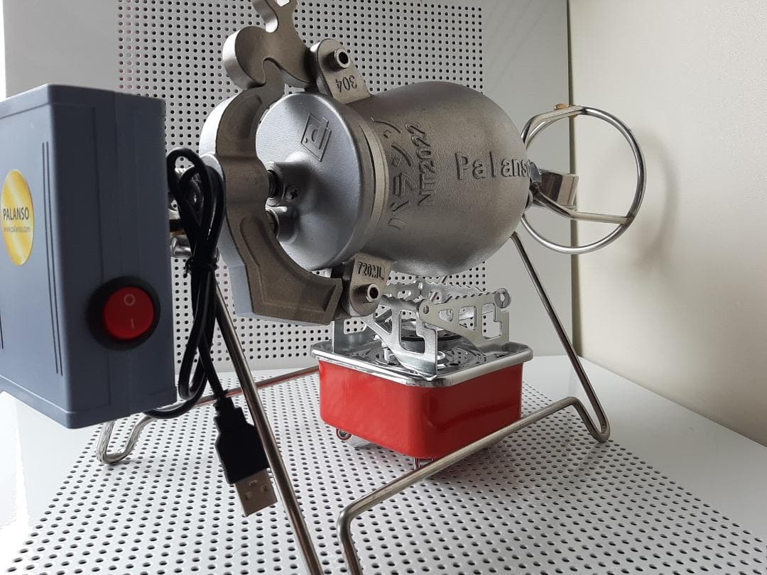 ポン菓子機 電動式フルセット 容量4合 5つの安全設計 圧縮式焼き栗機 多機能