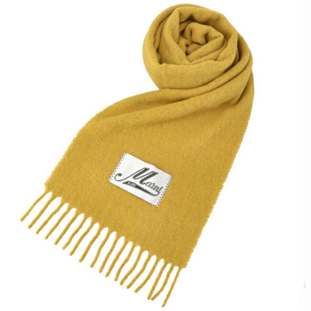 hana　MARNI アルパカ ロング マフラー イエロー