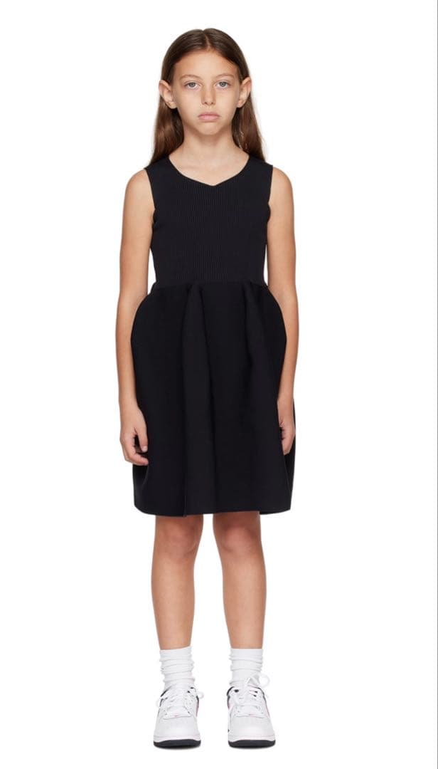 CFCL POTTERY KIDS SLEEVELESS DRESS ブラック