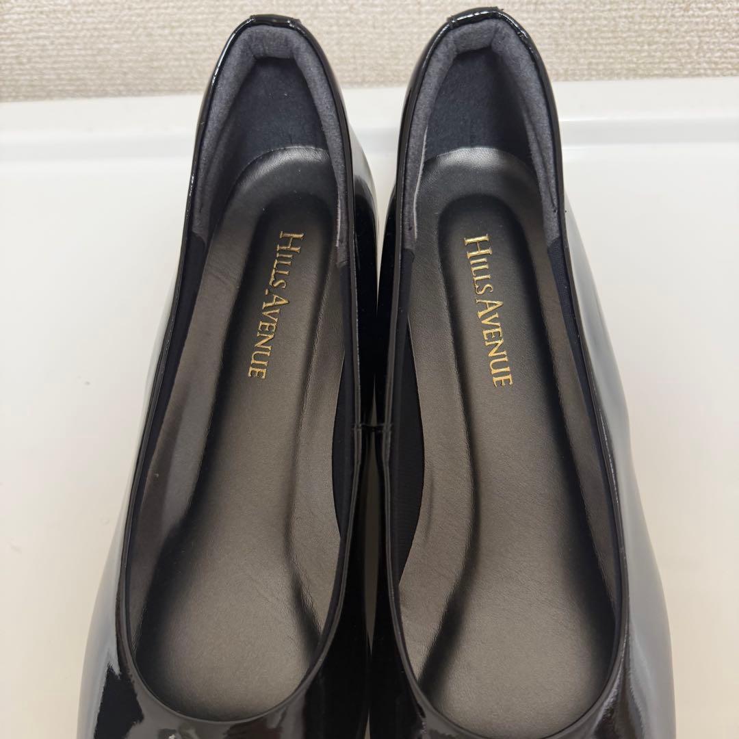 【極美品】ヒルズアヴェニュー　プレーン　スマートウェーブソール　パンプス　黒