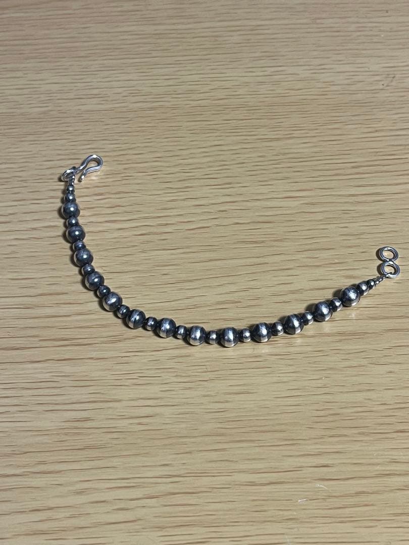 [未使用]silver925・ナバホパール　ブレスレット