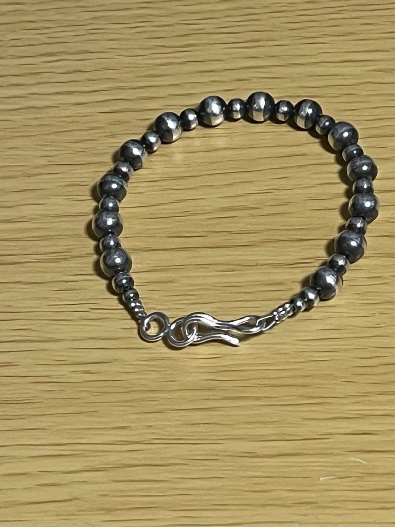 [未使用]silver925・ナバホパール　ブレスレット