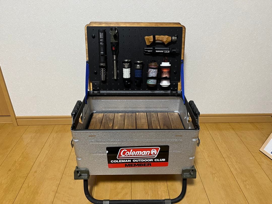 アウトドアモンスター生刷り　スノーピークシェルコン25片開き天板　有効ボード付き