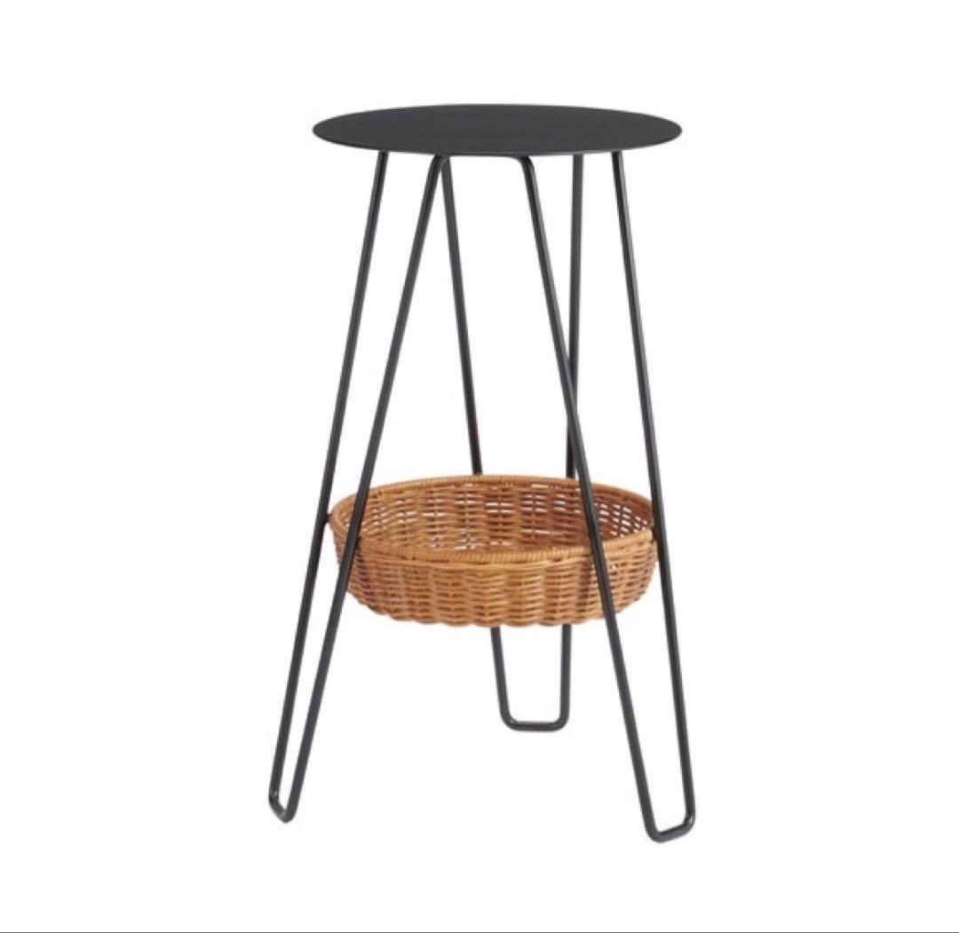 サイドテーブル・ナイトテーブル・ローテーブル IDEE WALLABY SIDE TABLE Black