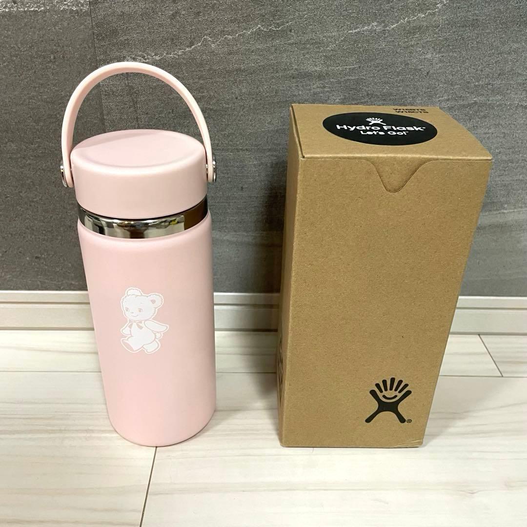 【新品】familiar ファミリア×ハイドロフラスク ステンレスボトル ピンク
