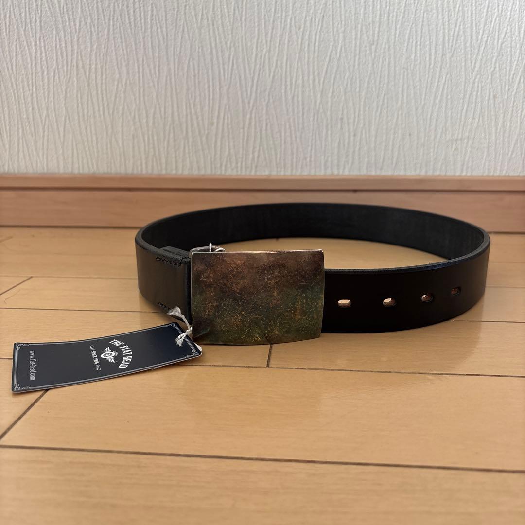 フラットヘッド スクエアバックルベルト