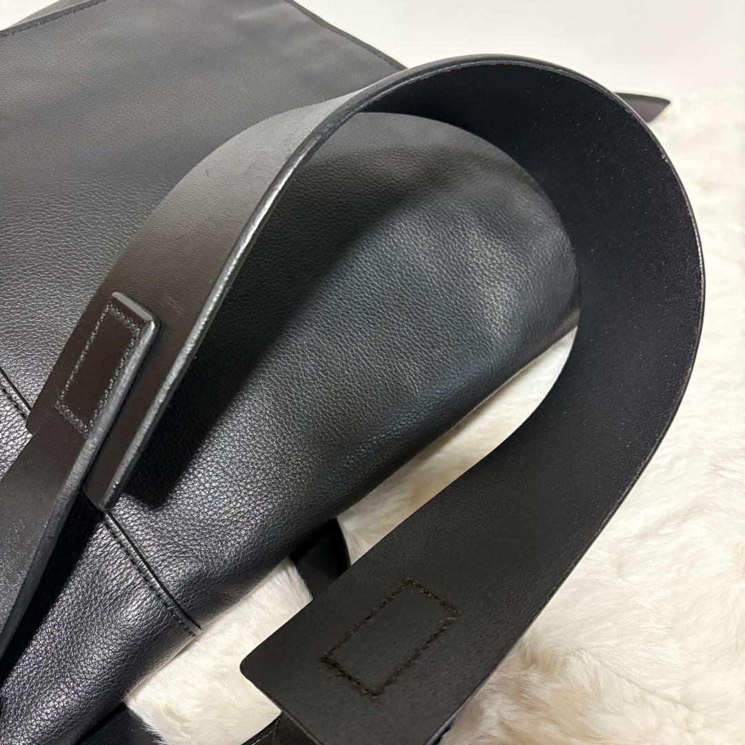 【美品】コーチ　トンプソンメッセンジャーバック70313 ブラック2way