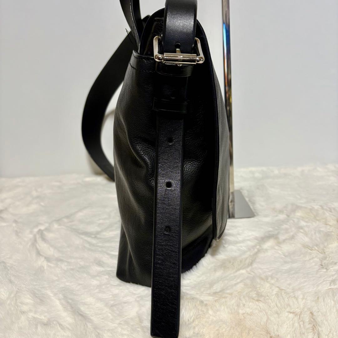 【美品】コーチ　トンプソンメッセンジャーバック70313 ブラック2way